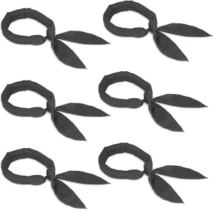 Eutuxia Cooling Scarf Tie Around Neck, Head to Instantly Chill Out, Cool, Reusable for Summer, Indoor, Outdoor. Packs of 6