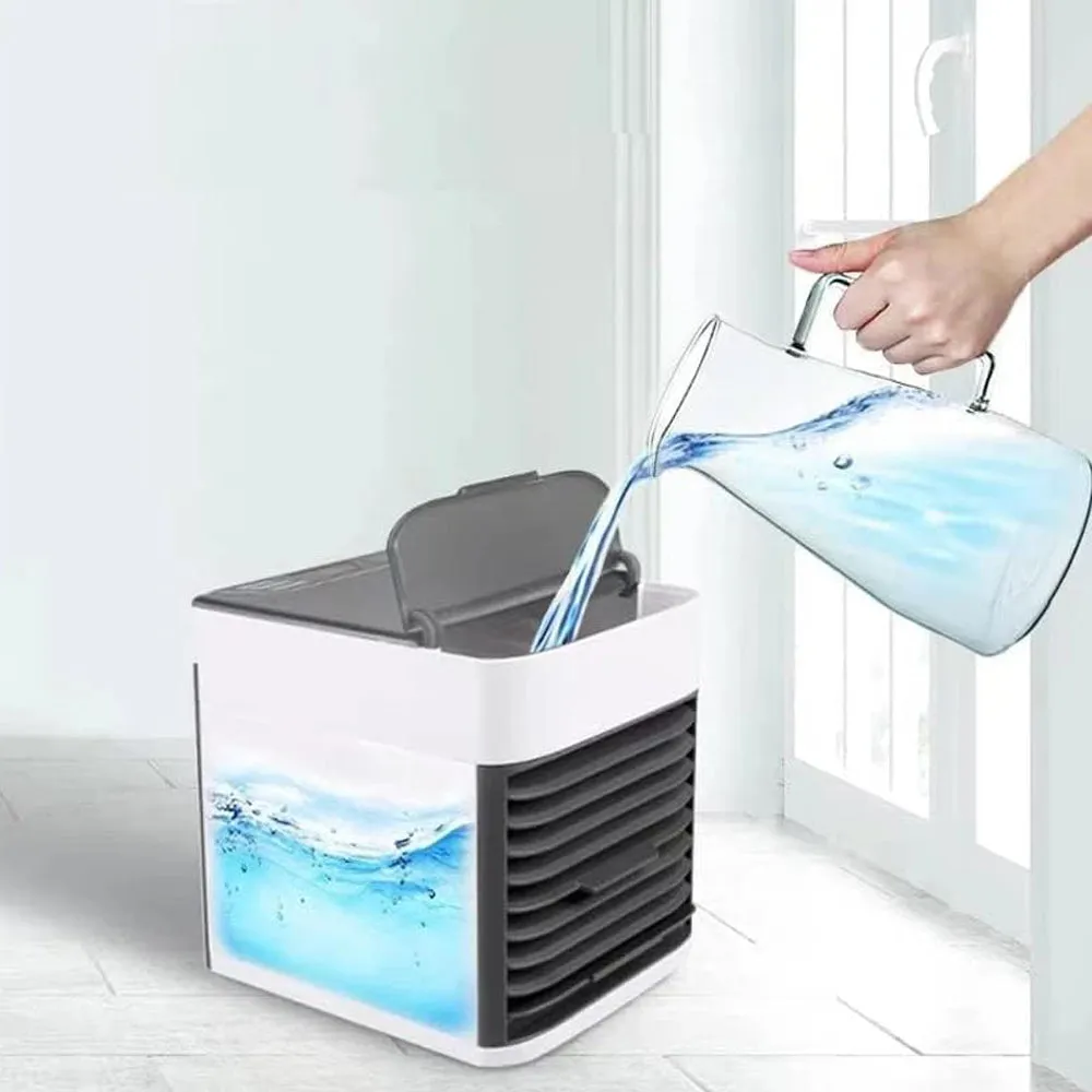 Evaporative Mini Air Conditioner | 3-in-1 Portable USB Air Cooler Fan