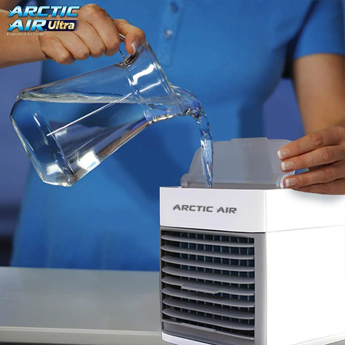 Evaporative Mini Air Conditioner | 3-in-1 Portable USB Air Cooler Fan