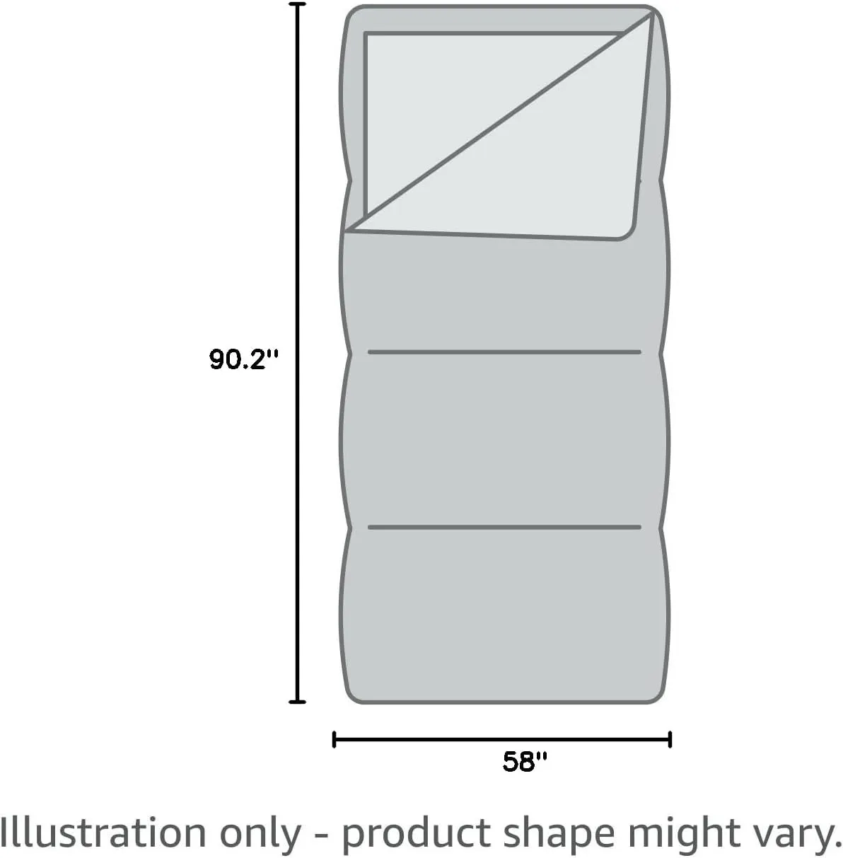 Featherstone Moondance 25 850 Fill Power Down Top Quilt Mummy Sleeping Bag Alternative for Ultralight Backpacking Camping and Thru-Hiking Color: Grey/Gold
