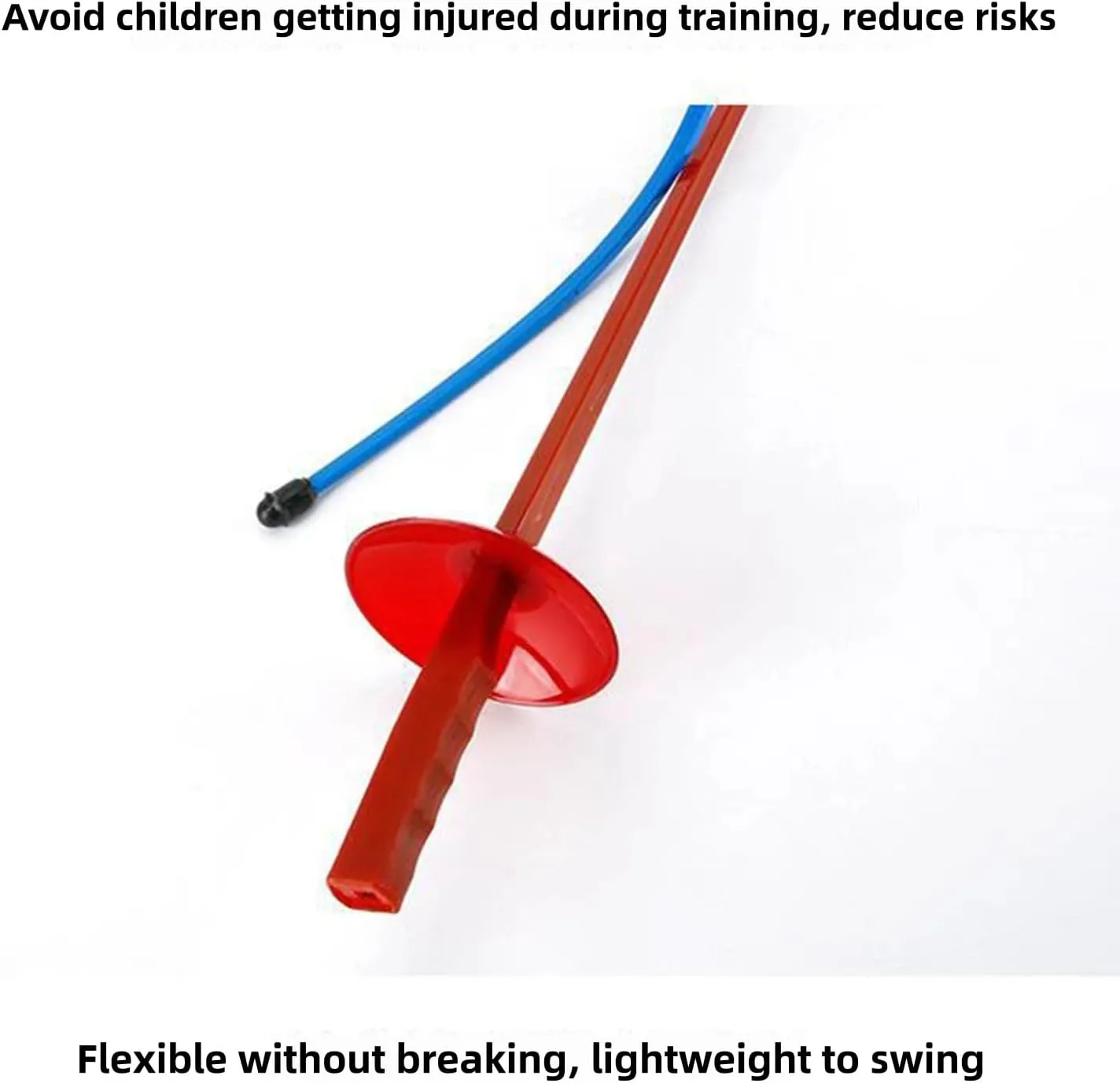 Fencing Training Set for Kids - 3-Piece Foil, Mask & Chest Protector, Lightweight Safe Gear, Sound Sensor, Adjustable for Beginners
