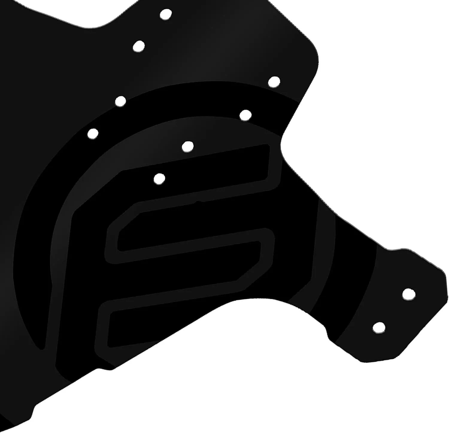FIFTY-FIFTY Mountain Bike Fender, MTB Mudguard, Front and Rear Compatible Bicycle Mudguard, Fits 26", 27.5", 29", Plus Size and Fat Bike Wheel Sizes