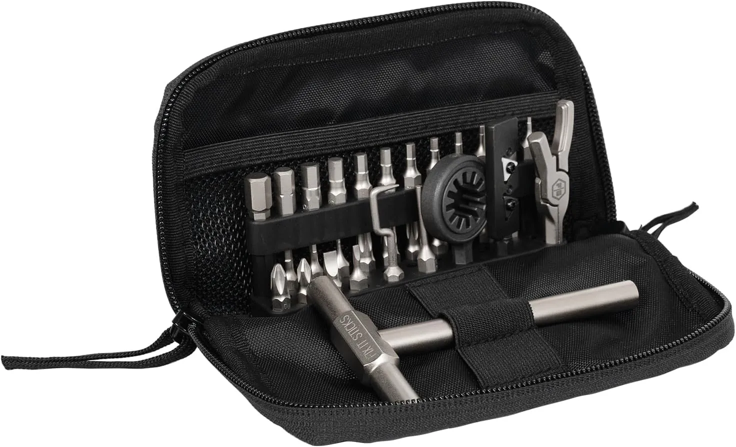 Fix It Sticks Archery Field Compound Bow Crossbow Care Maintenance Tool Kit with Carrying Case, 2-Stage Broadhead & Knife Sharpener, Wrench, Bits, T-Handle Driver