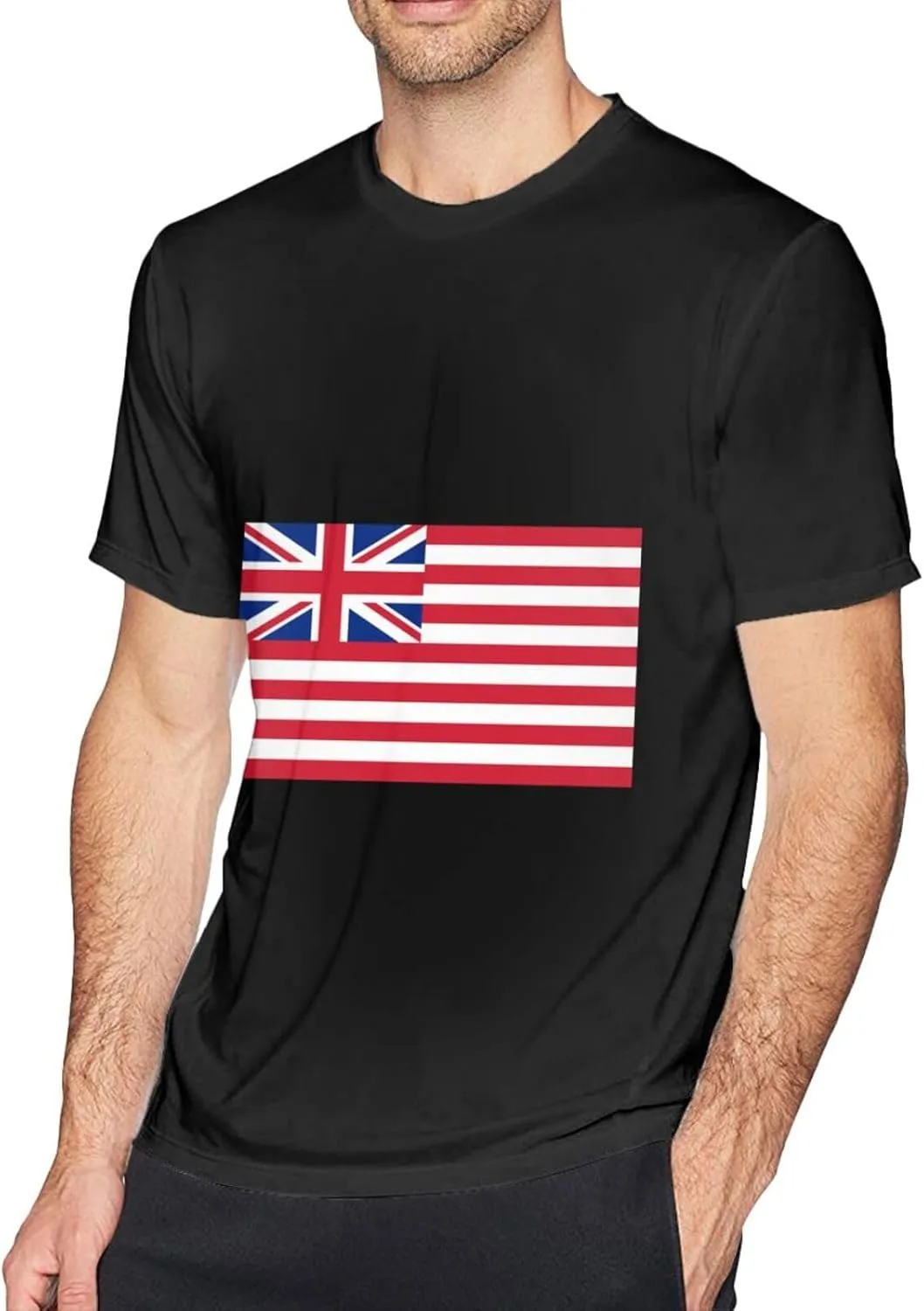 Flag of The British East India Company (1801) T-Shirt Cotton Short Sleeve for Men Women T-Shirt