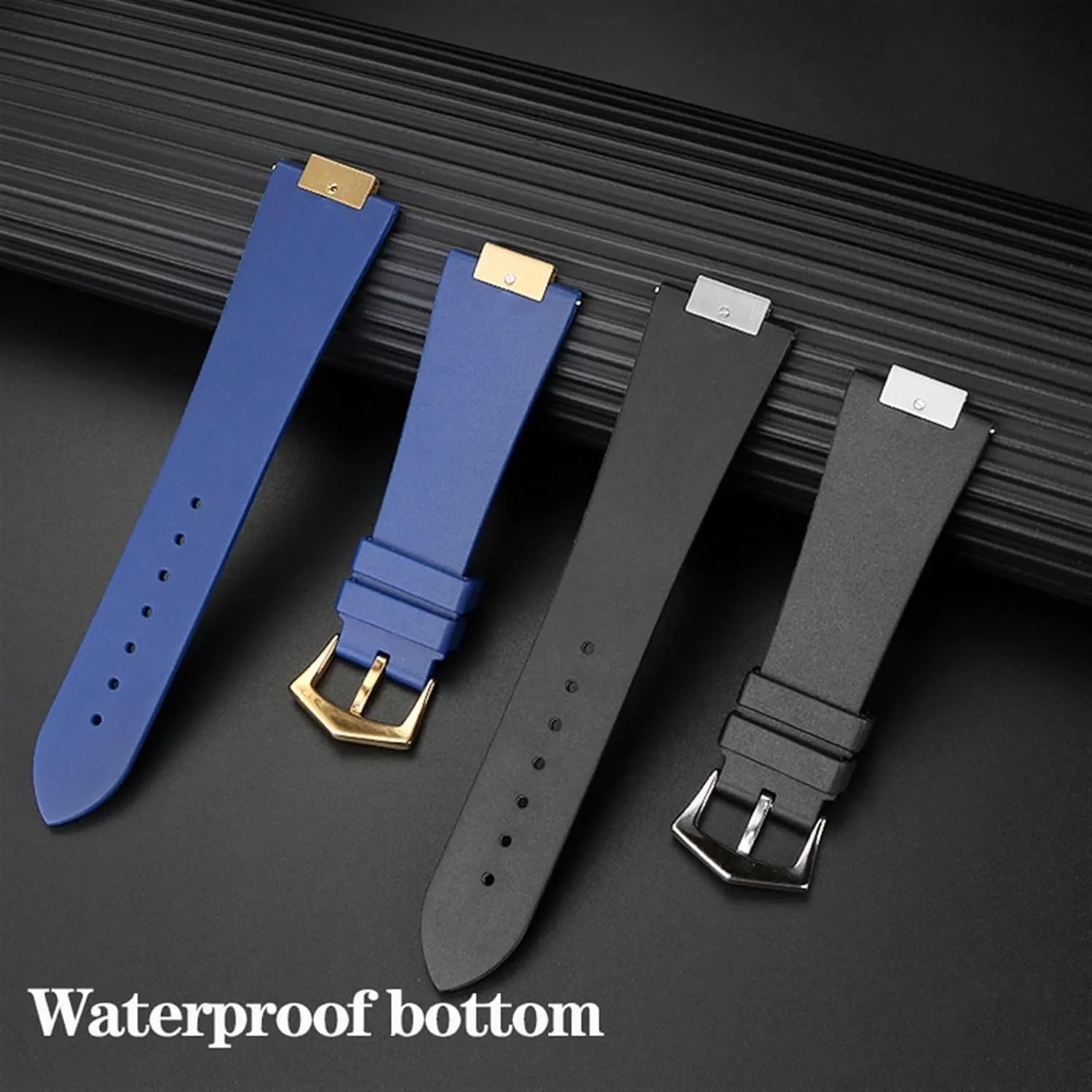 Fluorine rubber Watchband For Patek Philippe Nautilus Series 5711/5712/5980 Waterproof Watch Strap Bracelet