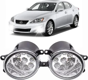 Fog Lights 3.5 inch OEM 19597300 For LEXUS IS250 IS350 2011-2015 Front Bumper Fog Light Lamps Left Right Driver&Passenger Assemblies Fog Light Beam,6000K Cold White Beam,Super Bright. 2-Pack