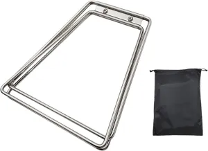 Foldable Cooling Stand Fridge Ice Box Holder Practical with Storage Bag Stable Luggage Rack Camping Furniture Tool for Hiking