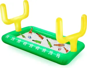 Football Inflatable Cooler for Parties Serving Bar for Football Party Supplies Super Bowl Party Decorations Green