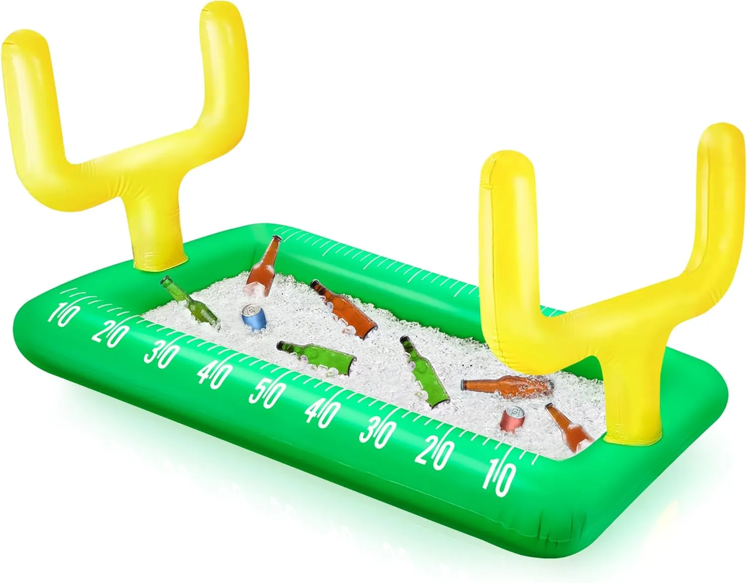 Football Inflatable Cooler for Parties Serving Bar for Football Party Supplies Super Bowl Party Decorations Green