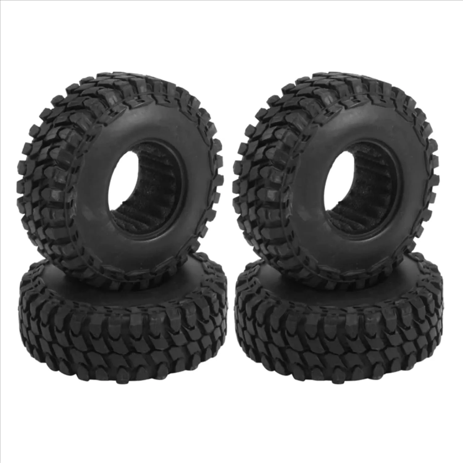 for FMS for FCX24 Enduro24 for TRX4M 1/18 1/24 RC Crawler Car Upgrades 1.0" Soft Rubber Wheel Tire 54mm RC Car Repair Kit
