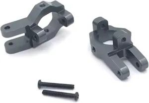 for FY-01/02/03/04/05 for Wltoys 12428 12423 1/12 Metal Upgrade Parts Front C-Hub RC Car Parts and Accessories Upgrade and Replacement RC Car DIY Parts(Gray)