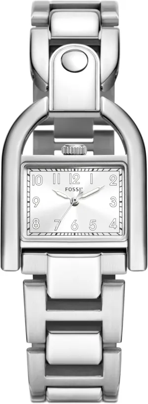 Fossil Women's Harwell Quartz Stainless Steel and Leather Three-Hand Watch