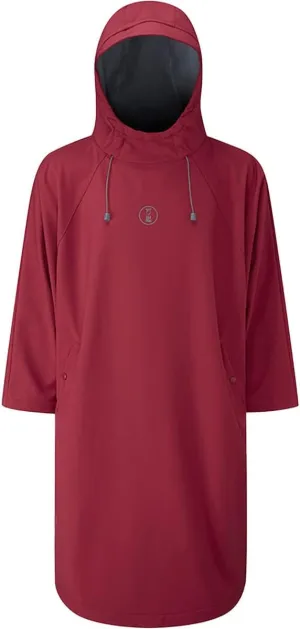 Fourth Element Storm All Weather Poncho Burgundy Large