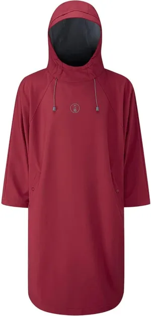 Fourth Element Storm All Weather Poncho Burgundy X-Small