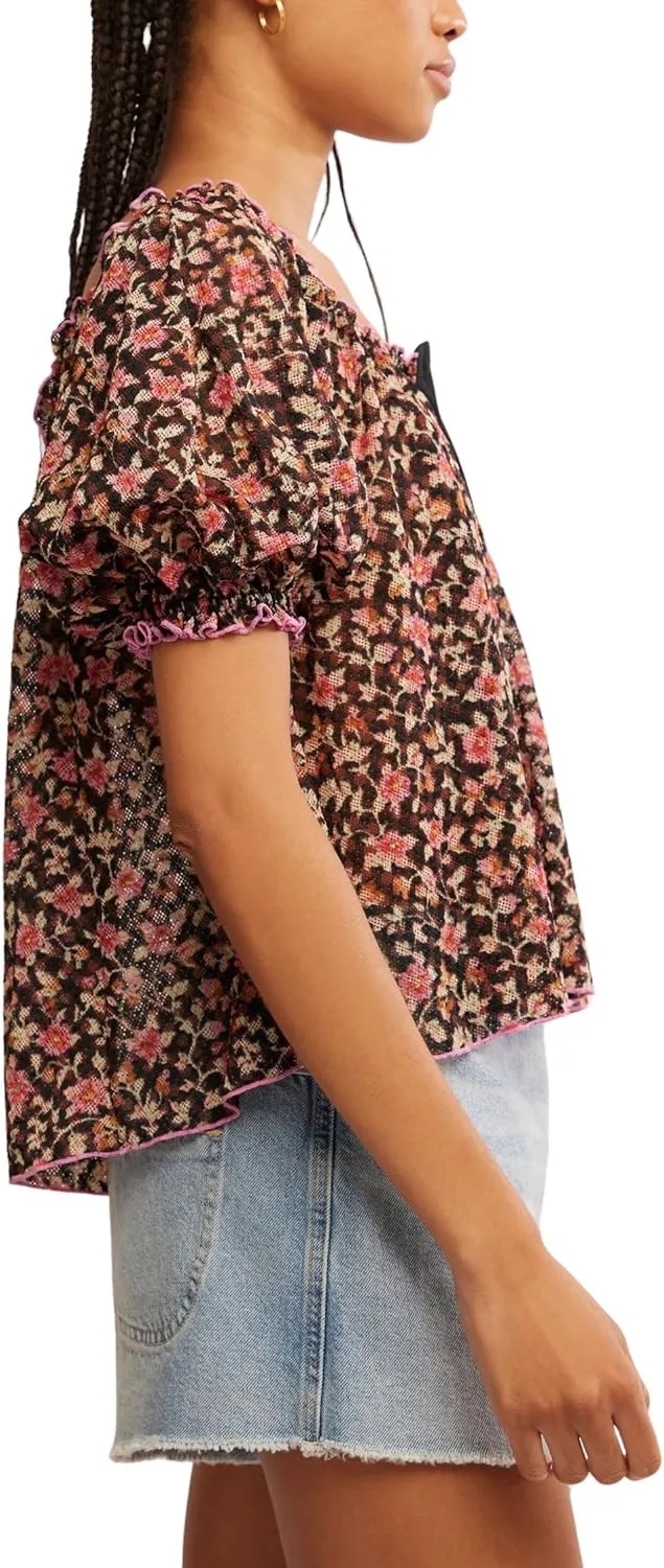 Free People Women's Astra Peasant Top