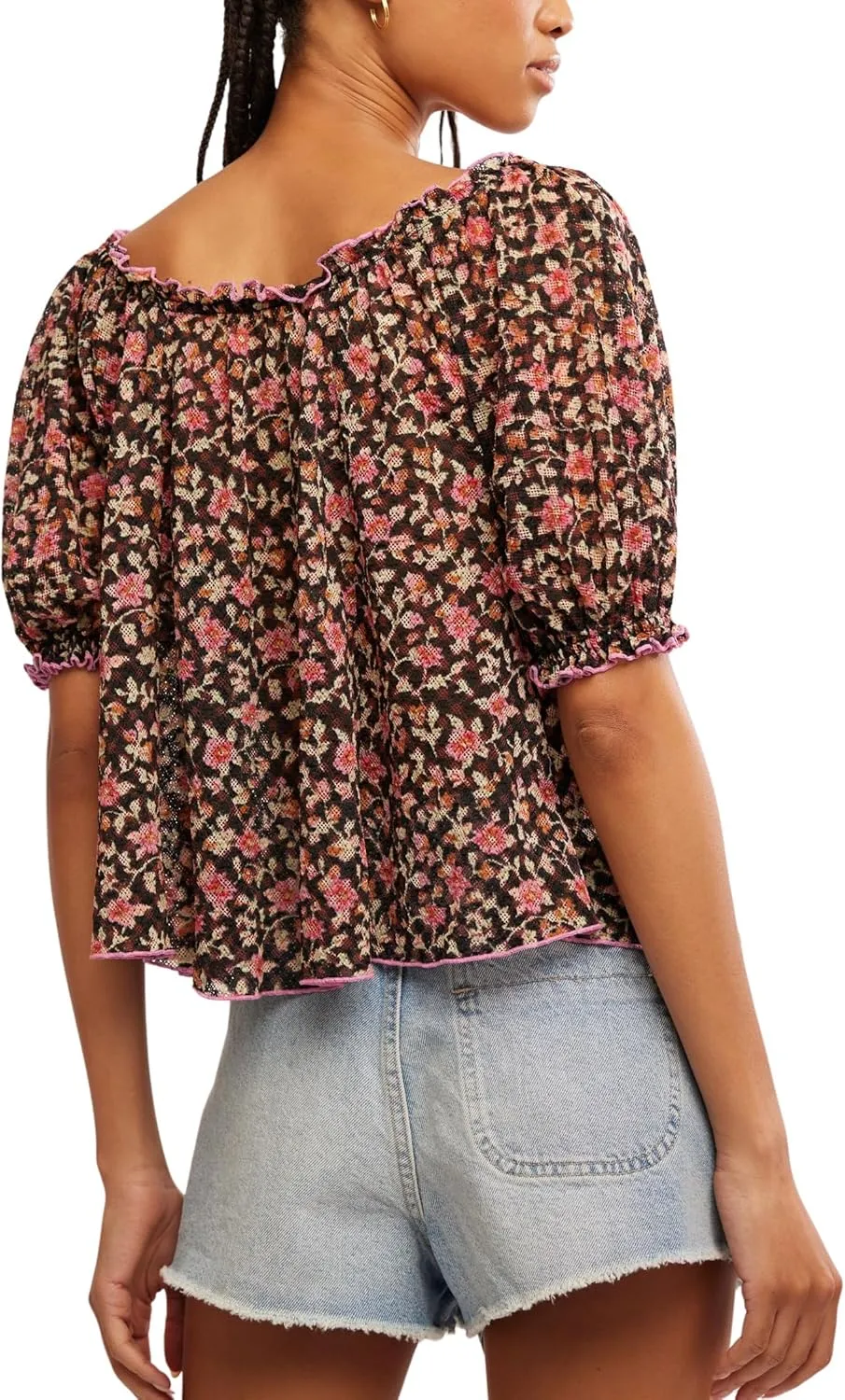 Free People Women's Astra Peasant Top