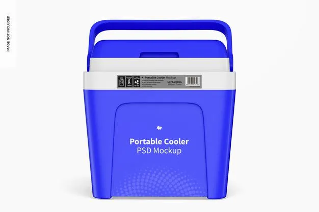 Free Portable Cooler Mockup Psd