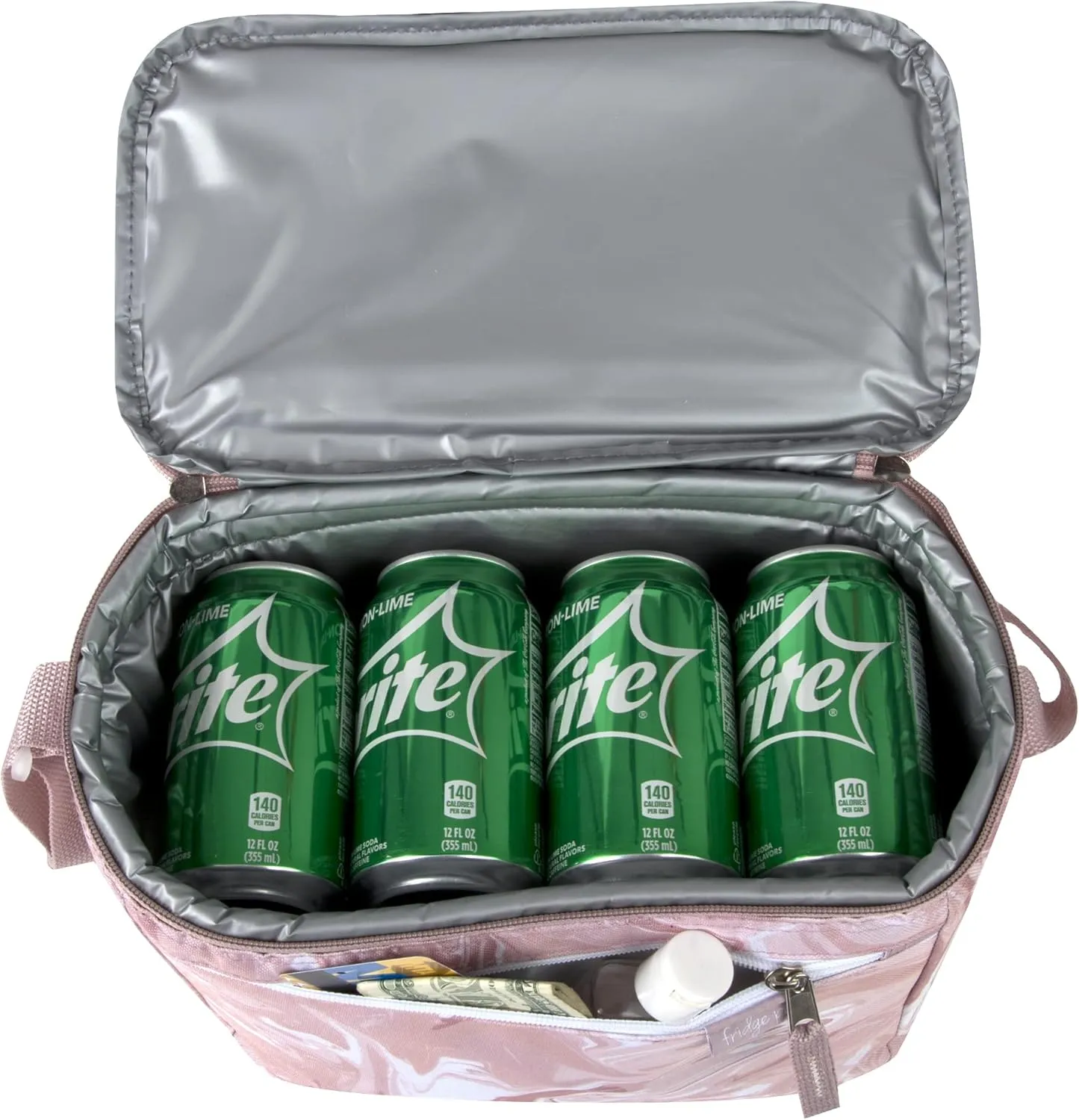 Fridge Pak Insulated Adult Lunch Box & 12 Can Large Capacity Can Cooler Bag