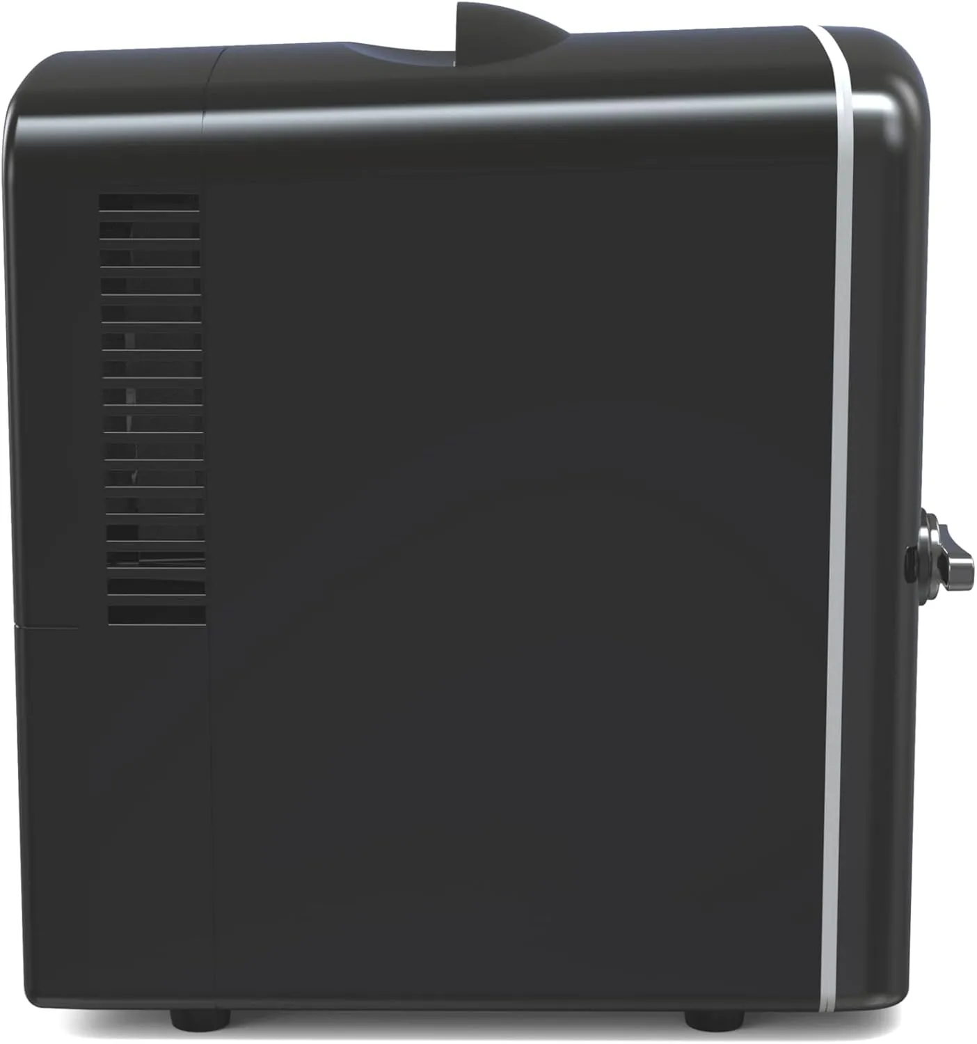 Frigidaire Retro Mini Personal Fridge Cooler, Holds up to 6 Cans, Portable for Car, Office, Bedroom, Dorm Room, or Cabin, AC and DC input, Black