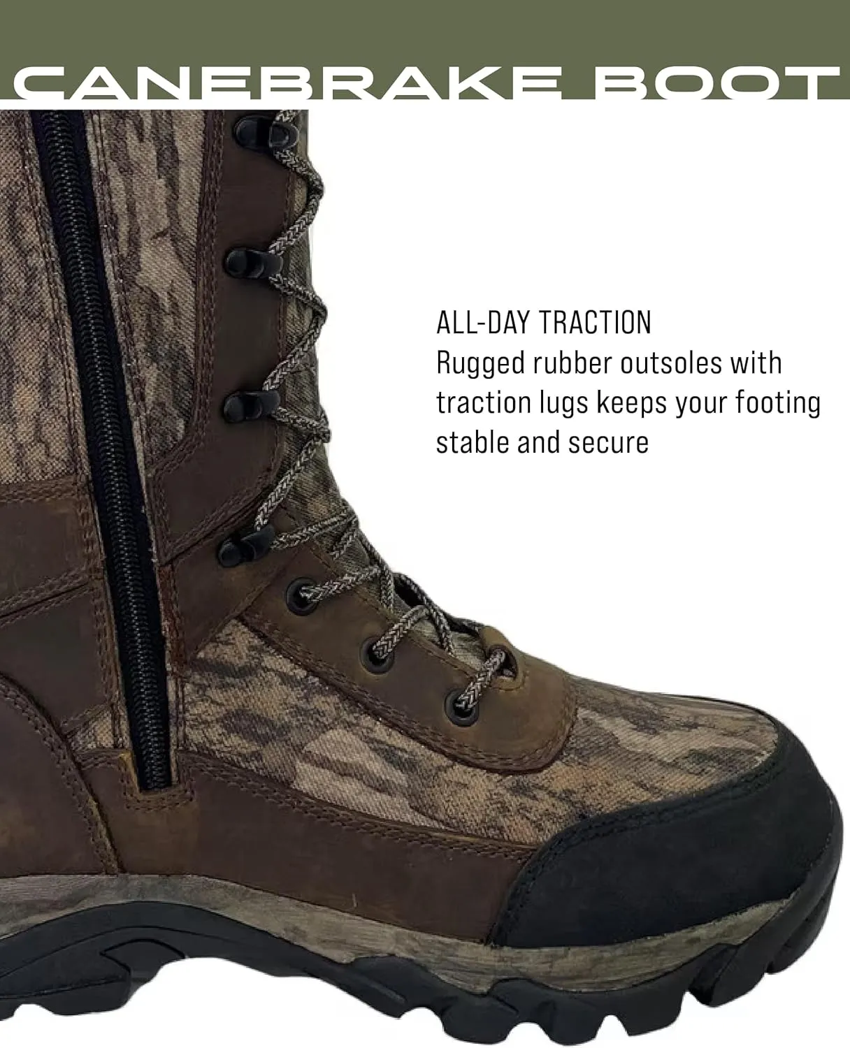 FROGG TOGGS Men's Canebrake 16” Waterproof Snake, Hunting Boots