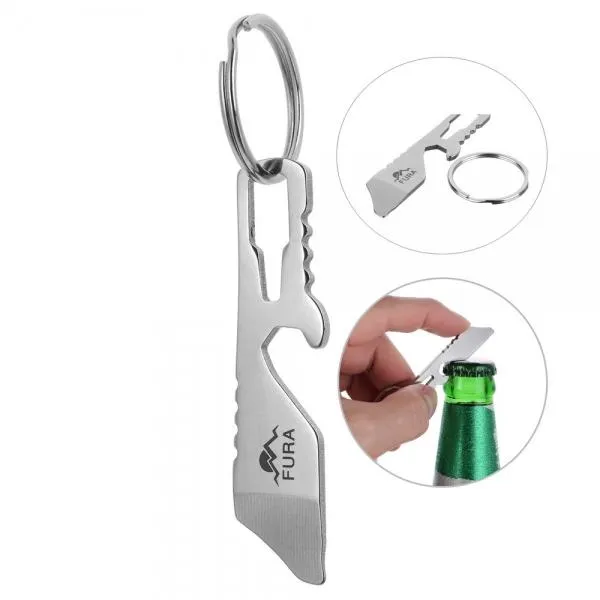 FURA Multifunctional 440 Stainless Steel Pocket Tool Silver