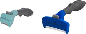 FURminator Cat and Dog Deshedding Tools (Cats Under 10 lbs, Dogs Over 50 lbs)