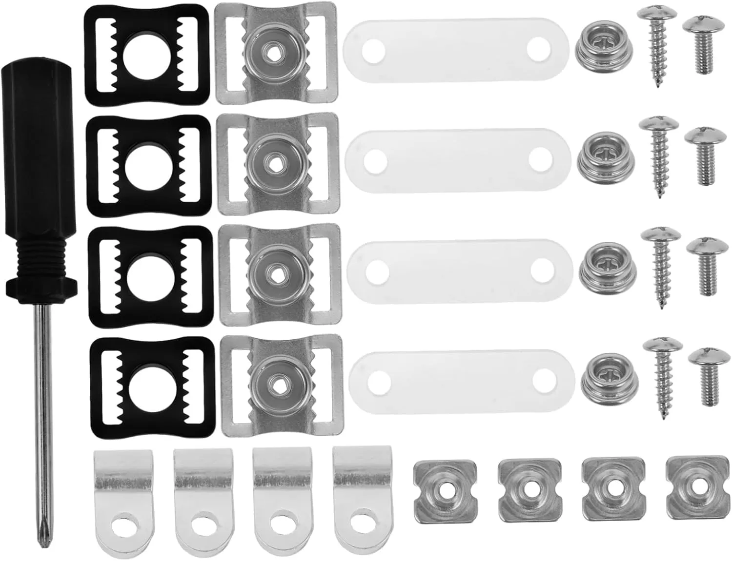 GALPADA 57pc Hockey Helmet Repair Kit Replacement Parts for Youth/Adult Ice Hockey/Football/Softball Helmet Maintenance Repair Accessories Set