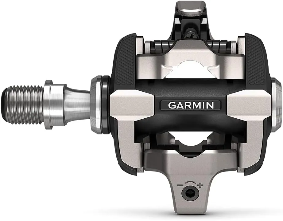 Garmin Rally XC100 Single-Side Power Meter Bike Pedals Bundle with Compact Bike Tool for Repair - Shimano SPD Cleats - Total Power & Cadence - 010-02388-05