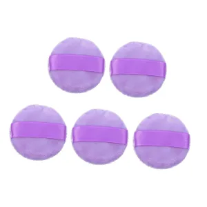 Gatuida 5pcs Makeup Powder Makeup Pads Cotton Rounds Loose Puff Face Powder Puff Fluffy Powder for Face Powder Makeup Sponges Facial Sponges Make up Sponge Violet Pure Cotton