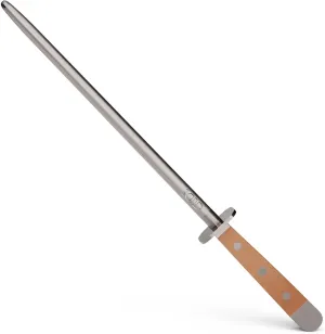 Güde Alpha Pear Series Hand Forged Sharpening Steel, 10-in - Ice Hardened - Made in Solingen, Germany Since 1910