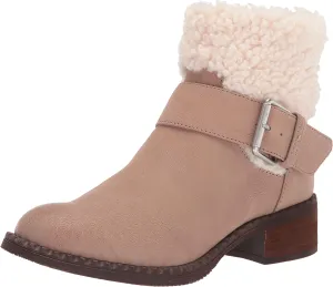 Gentle Souls by Kenneth Cole Women's Best Slit Moto Cozy Motorcycle Boot, Mushroom, 8