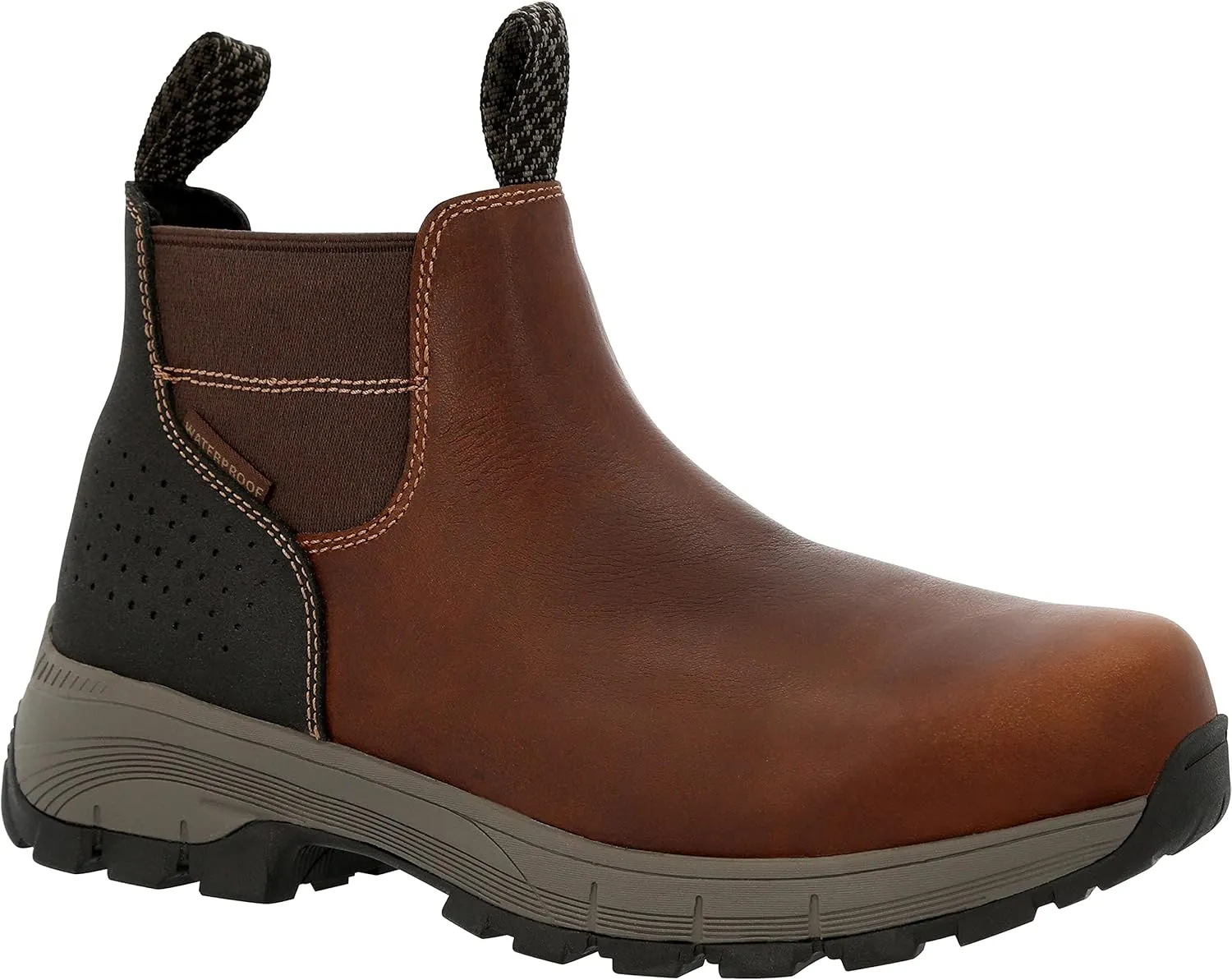 Georgia Boot Eagle Trail Waterproof Chelsea Boot Size 8.5(W)