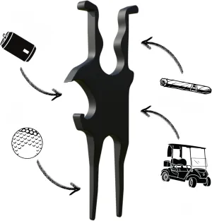 Gimme Golf Tool - Golf Multi-Tool, Magnetic Cigar Holder, Beer Shotgun and Divot Tool