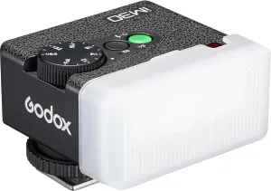 Godox iM30 Mini Flash with Diffuser for Canon, Nikon, Sony, Fuji, Olympus Single-Contact Hotshoe Cameras, Speedlite GN15, 7-Level Power Adjustment, 230 Flashes, S1/S2 Optical Slave Modes