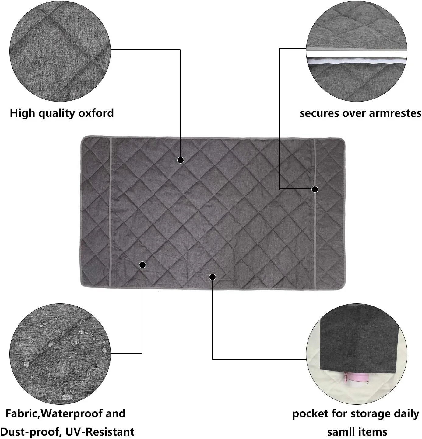 Golf Cart Seat Covers,EZGO Seat Cover,Heavy Duty Golf Cart Seat Blanket,Waterproof Travel Sports Cart Seat Cushion Covers for 2 Person Seats Club Car,Winter Golf Cart Accessories,Golf Cart Seat Cover