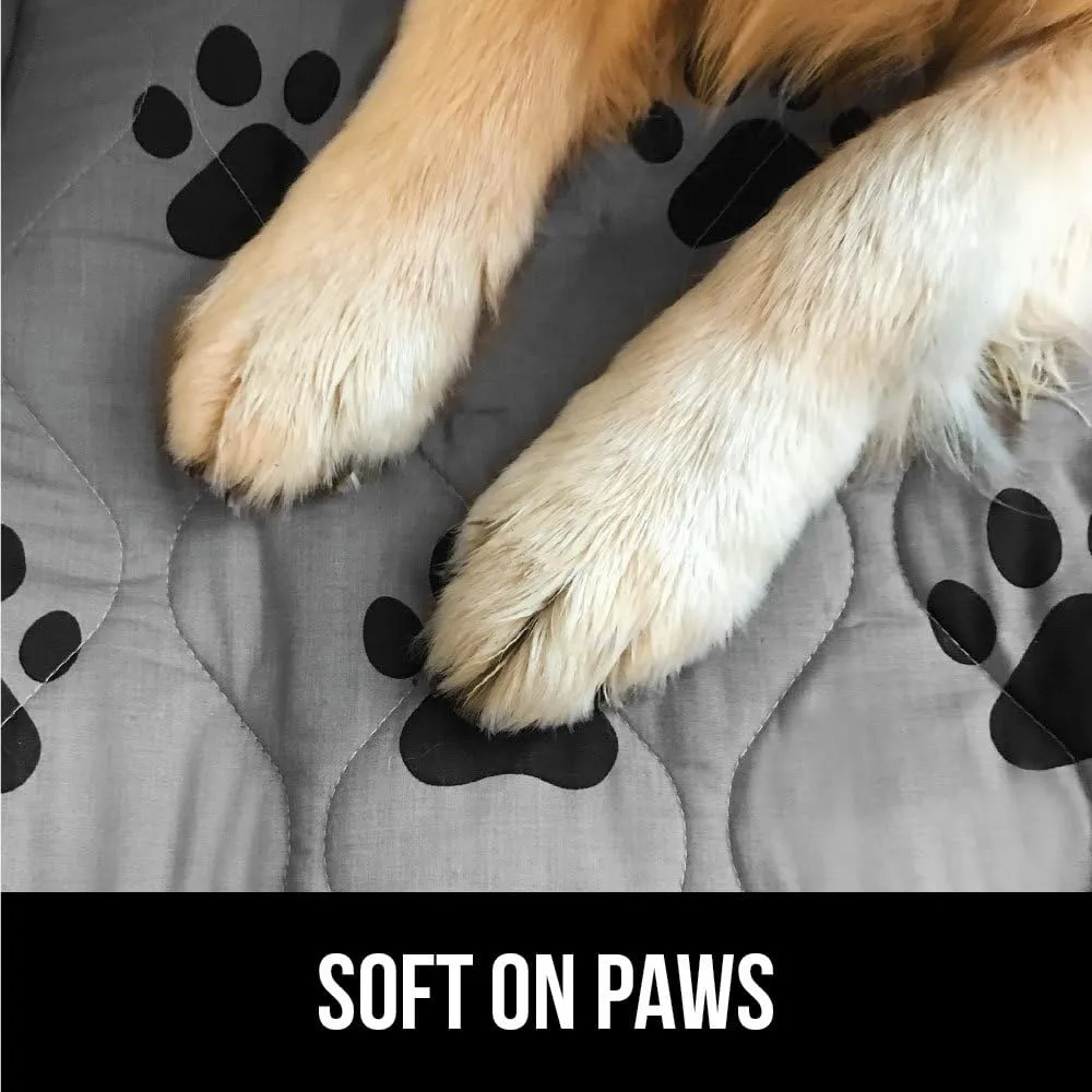 GORILLA GRIP Washable Puppy Pads, 40x26, Slip Resistant Dog Crate Mat, Waterproof Cloth Pee Pad for Training Puppies in Playpen, Reusable Pet Incontinence Blanket, Protects Sofa, Furniture, Floors