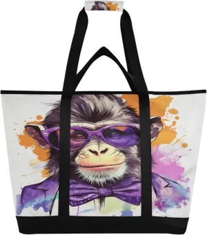 Gorilla Reusable Insulated Cooler Bag with Ice Pack Compartment - Large 47L Waterproof Thermal Grocery Tote for Picnic Beach Camping Lunch Storage