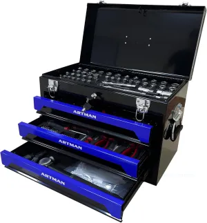 GOWE 3 Drawers Tool Box with Tool Set