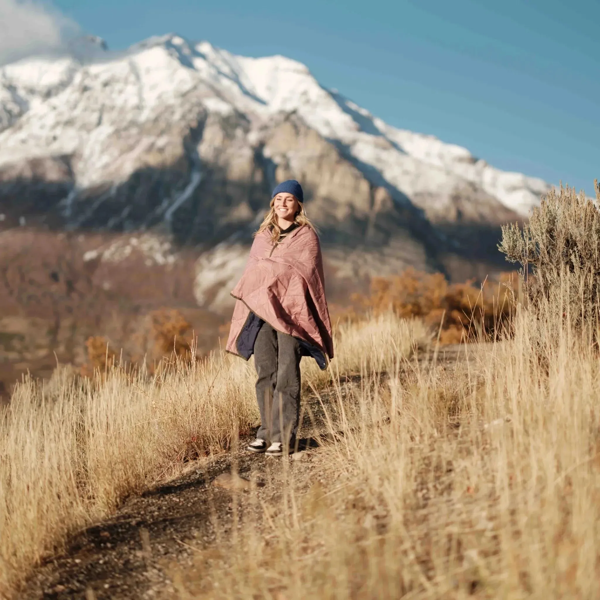 Gravel Travel UltraPak Everyday Blanket - More Packable & Puffy - Topo