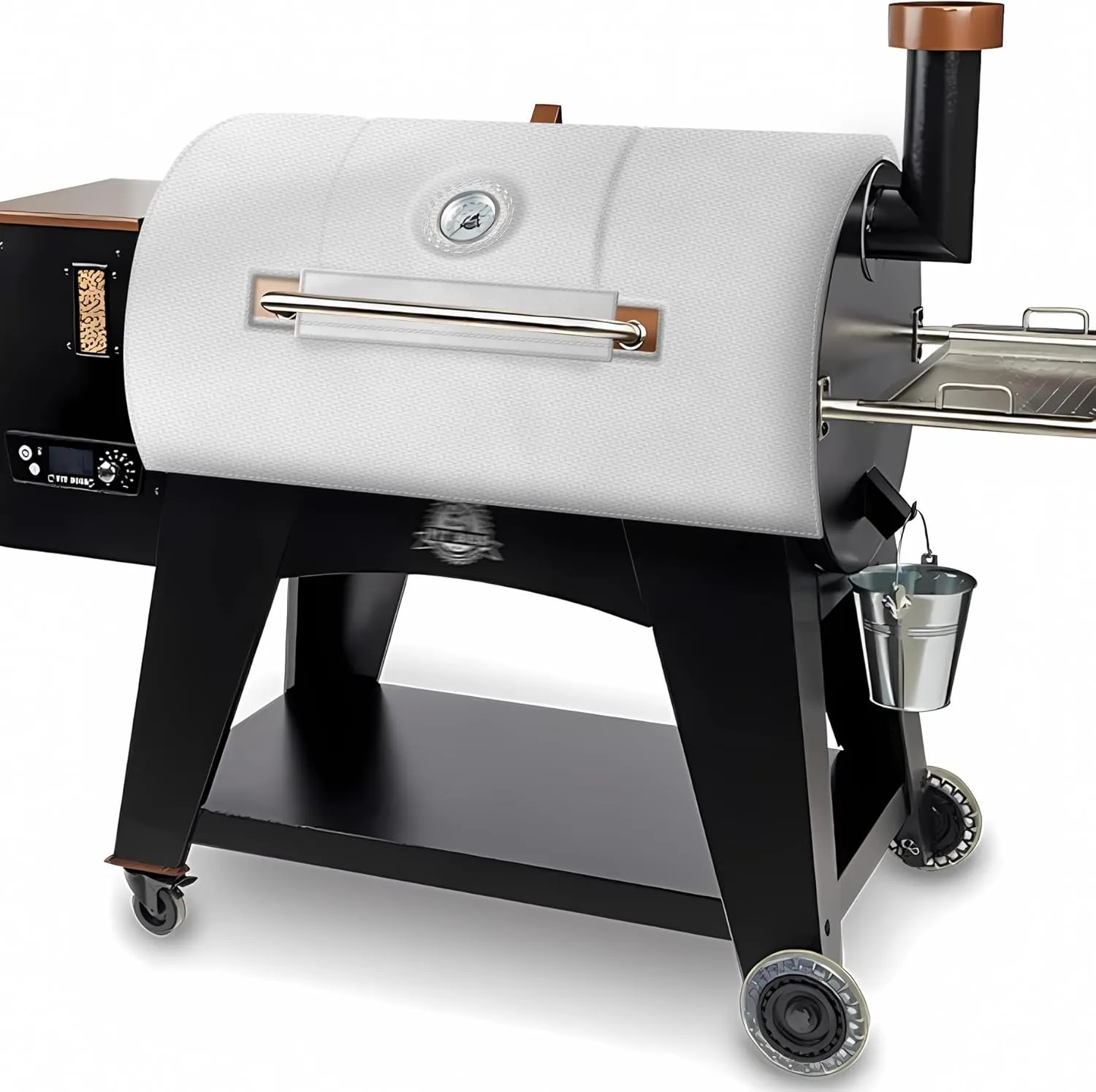 Grill Insulated Blanket for Pit Boss Austin XL 1000 1100 Series Smoker Cover 67343 67644 Thermal Insulation Smoker Cover Replacement Parts BBQ Winter Smoking Cooking Insulator Accessory
