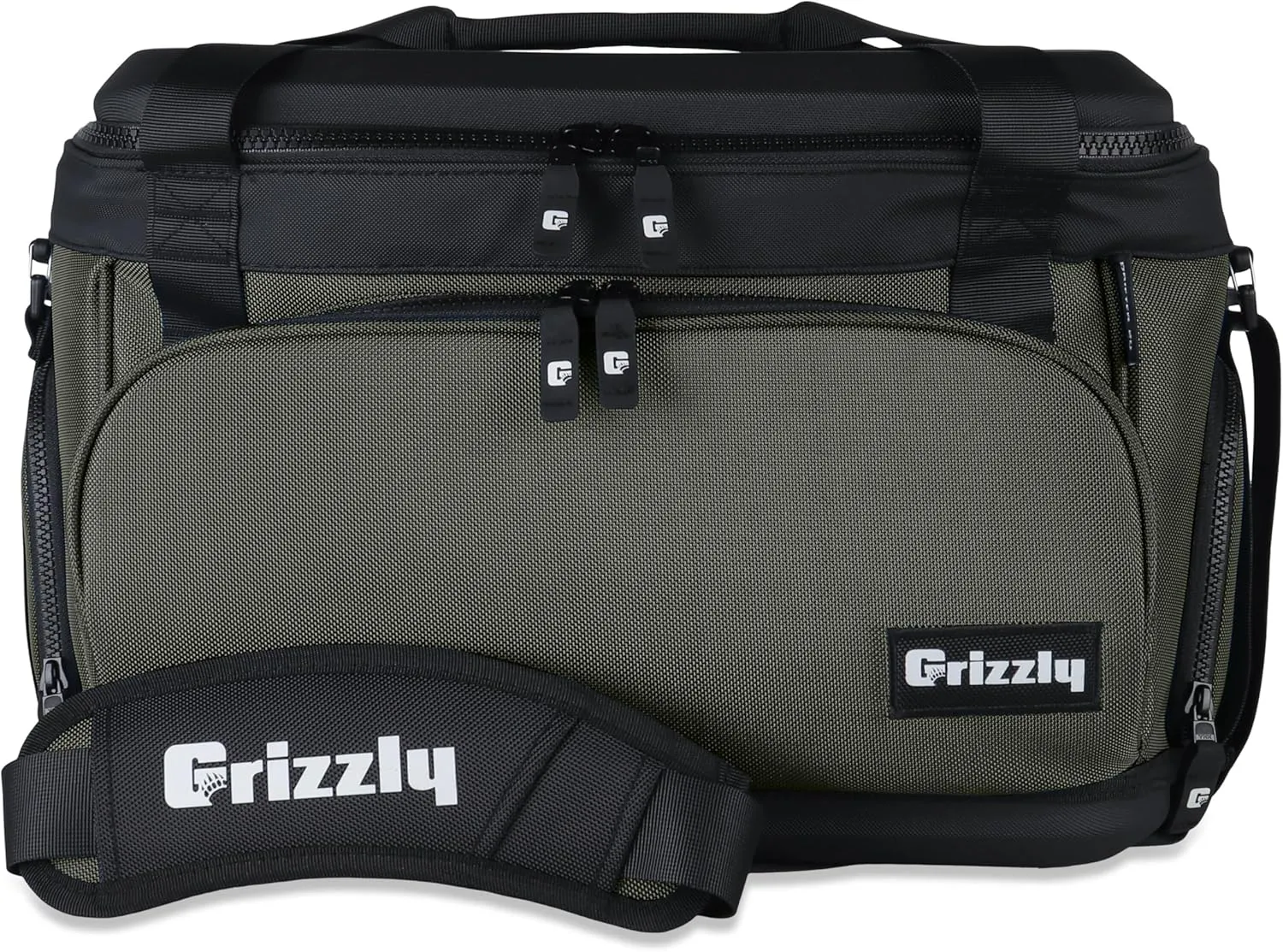 Grizzly Drifter 20 Soft Sided Cooler | 20 qt Flip-Top Cooler Bag | Ice Chest for Beach Boat Camping Fishing Hiking Hunting Picnic | Lightweight Portable Insulated Waterproof