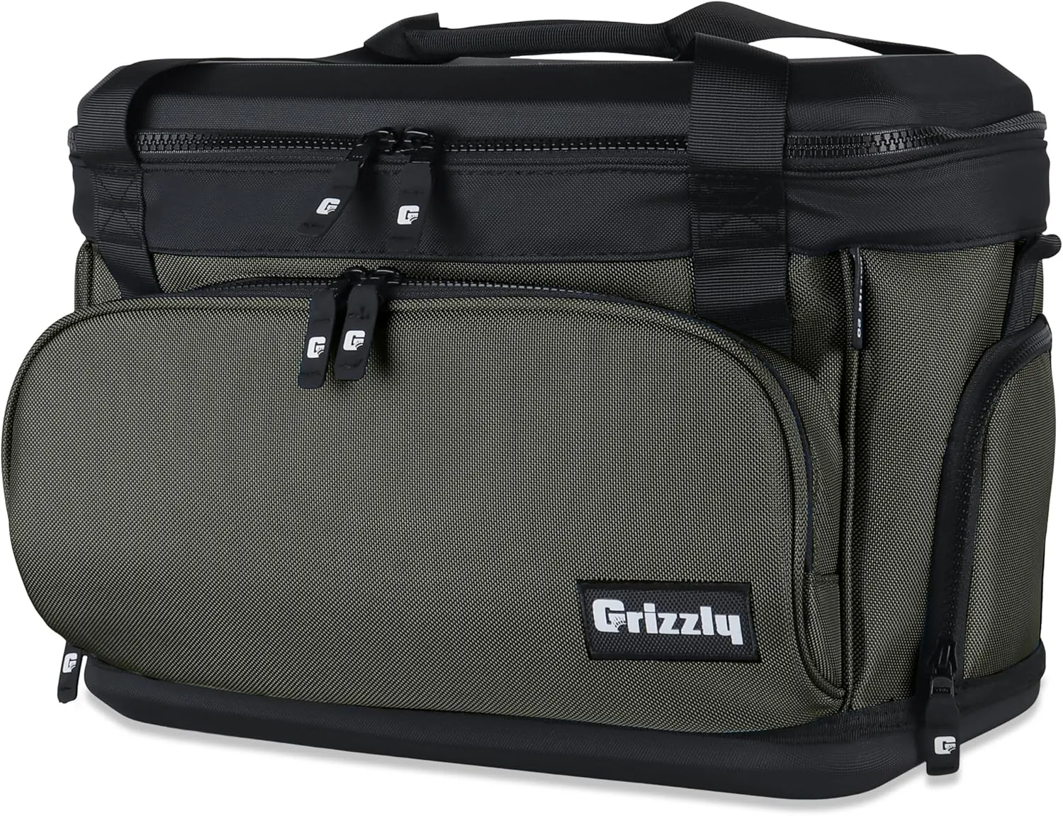 Grizzly Drifter 20 Soft Sided Cooler | 20 qt Flip-Top Cooler Bag | Ice Chest for Beach Boat Camping Fishing Hiking Hunting Picnic | Lightweight Portable Insulated Waterproof