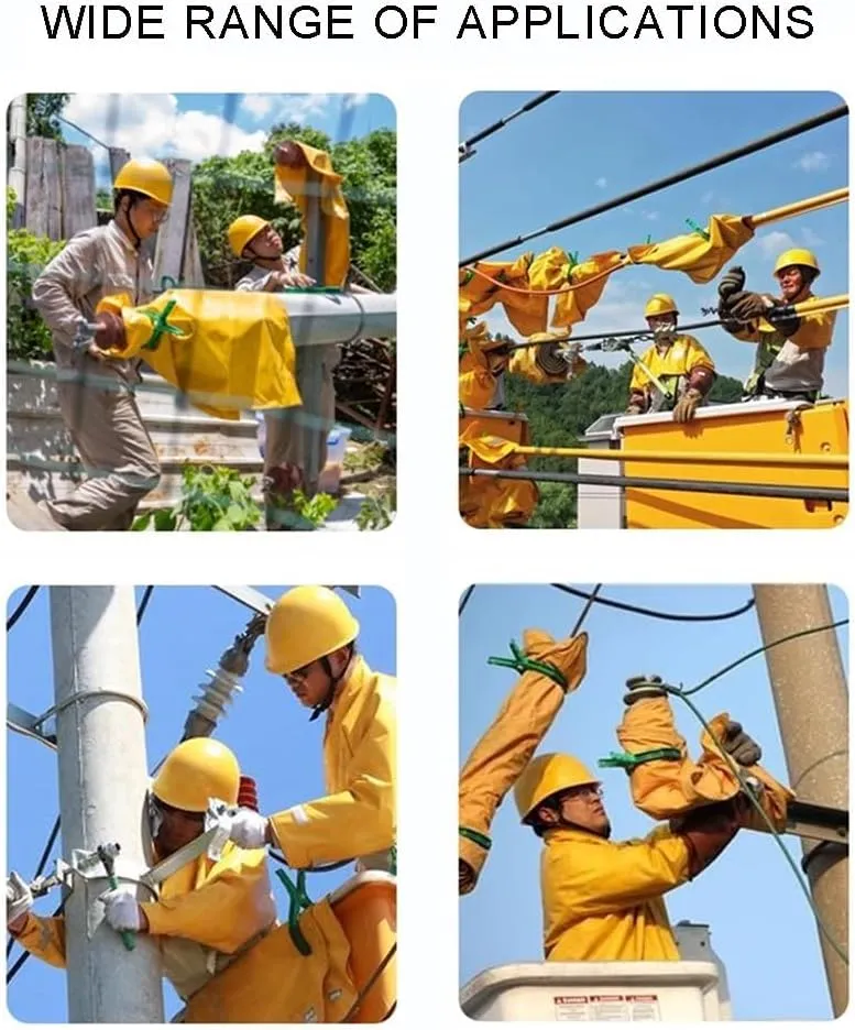 GZHERVICES Insulating Blanket, Insulation Safety Blanket for Hv Line Worker, Power Insulation Carpet/Mat, Distribution Room/Electrical Work Insulated Resin Blanket(Yellow-0.4kv,1000x1000mm)