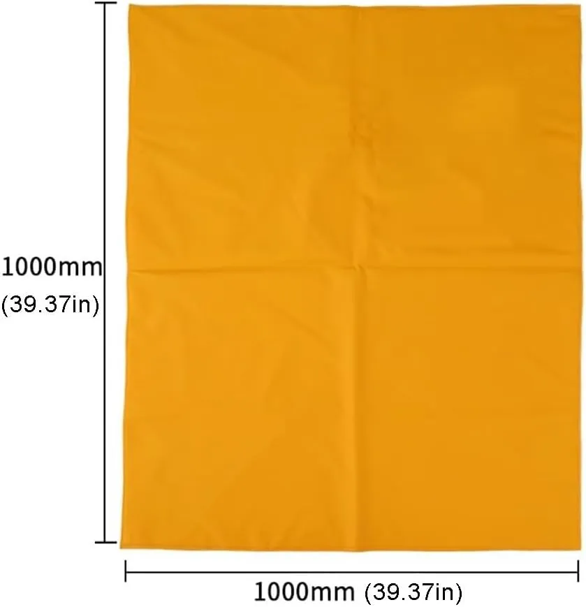 GZHERVICES Insulating Blanket, Insulation Safety Blanket for Hv Line Worker, Power Insulation Carpet/Mat, Distribution Room/Electrical Work Insulated Resin Blanket(Yellow-0.4kv,1000x1000mm)