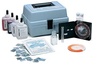 Hach Hardness, Iron, and pH Test Kit, Model HA-62A, Water Quality Testing Kit, Multi-Parameter Test Kit, Comprehensive Water Quality Analysis, Portable Water Testing Kit, 183701