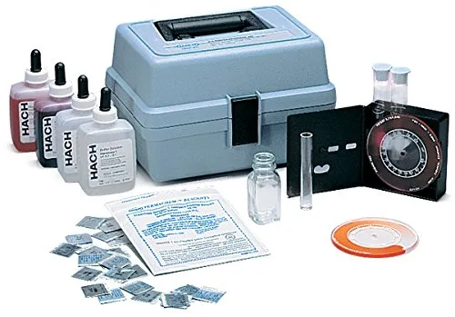 Hach Hardness, Iron, and pH Test Kit, Model HA-62A, Water Quality Testing Kit, Multi-Parameter Test Kit, Comprehensive Water Quality Analysis, Portable Water Testing Kit, 183701