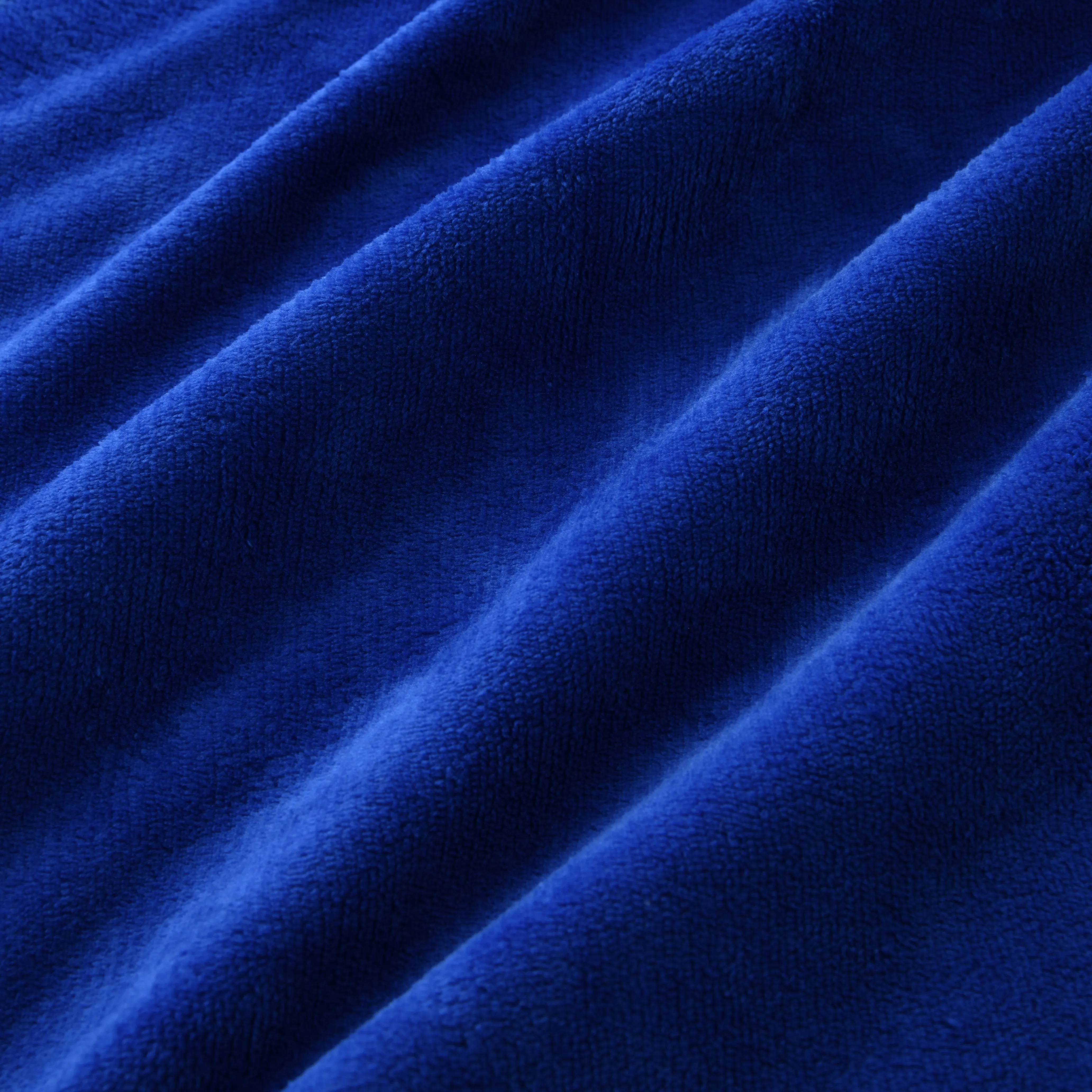Hampton Herringbone Bed, Pillow & Blanket 3pc Set - Blue
