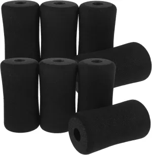 Happyyami 8pcs Foam Foot Pads for Leg Extension Machines Soft Sponge for Fitness Equipment Easy to Clean for Weightlifting Beds Gym Use