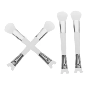 Happyyami Multifunctional Makeup Brush Kit 4pcs Brush Set for Nose Contour Highlighter Blush Eyeshadow for Professional Salons Travel