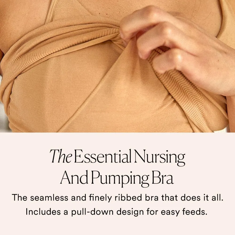 HATCH Skin to Skin Bra, Everyday Nursing Bra, Premium Hands-Free Pumping & Nursing Bra
